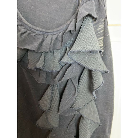 Abercrombie & Fitch Ruffle Tank Top Sz Large - Picture 3 of 5